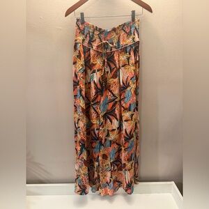 Floral wide leg flowy pants by true destination size large
